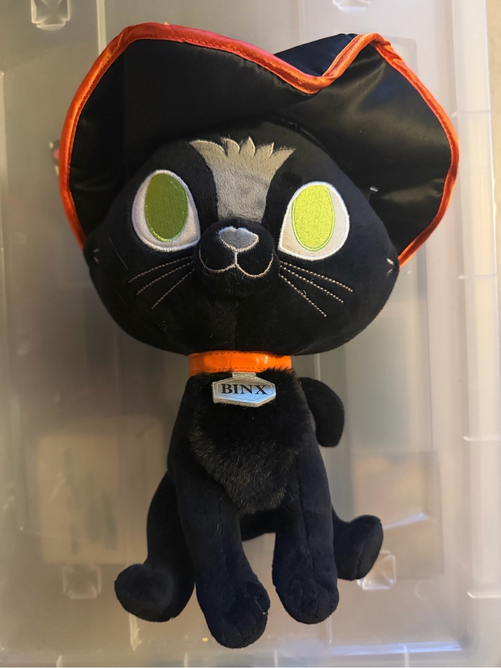 Halloween Town - Binx Plush with Witch Hat and Collar